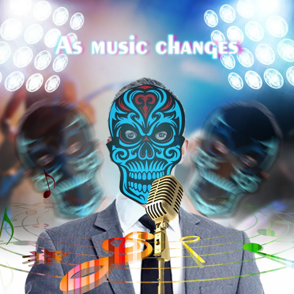 LED Mask Voice-activated Glow Mask Festival Performance Party EL Masks with Battery Case Halloween Accessories
LED Mask Voice-activated Glow Mask Festival Performance Party EL Masks with Battery Case Halloween Accessories