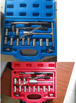 17pcs Diesel Injector Seat Cutter Cleaner Diesel nozzle reamer Diesel nozzle removal tool Carbon Cutting Remover
17pcs Diesel Injector Seat Cutter Cleaner Diesel nozzle reamer Diesel nozzle removal tool Carbon Cutting Remover