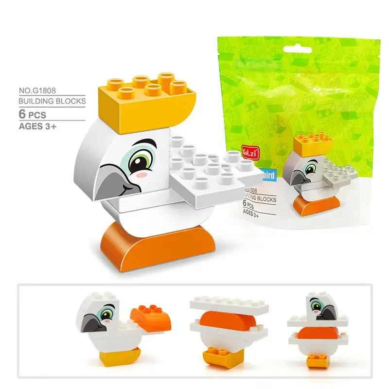 Legoing Duplo Blocks Animals DIY Bird Styles MOC Building Blocks Toys For Children Compatible with Legoings Animals Educational
Legoing Duplo Blocks Animals DIY Bird Styles MOC Building Blocks Toys For Children Compatible with Legoings Animals Educational