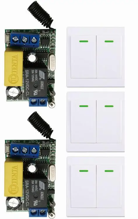 Mini Size 220V 1CH 1CH 10A Wireless Remote Control Switch Relay Receiver +86 Wall Panel Remote Transmitter ,315/433.92 MHZ
Mini Size 220V 1CH 1CH 10A Wireless Remote Control Switch Relay Receiver +86 Wall Panel Remote Transmitter ,315/433.92 MHZ