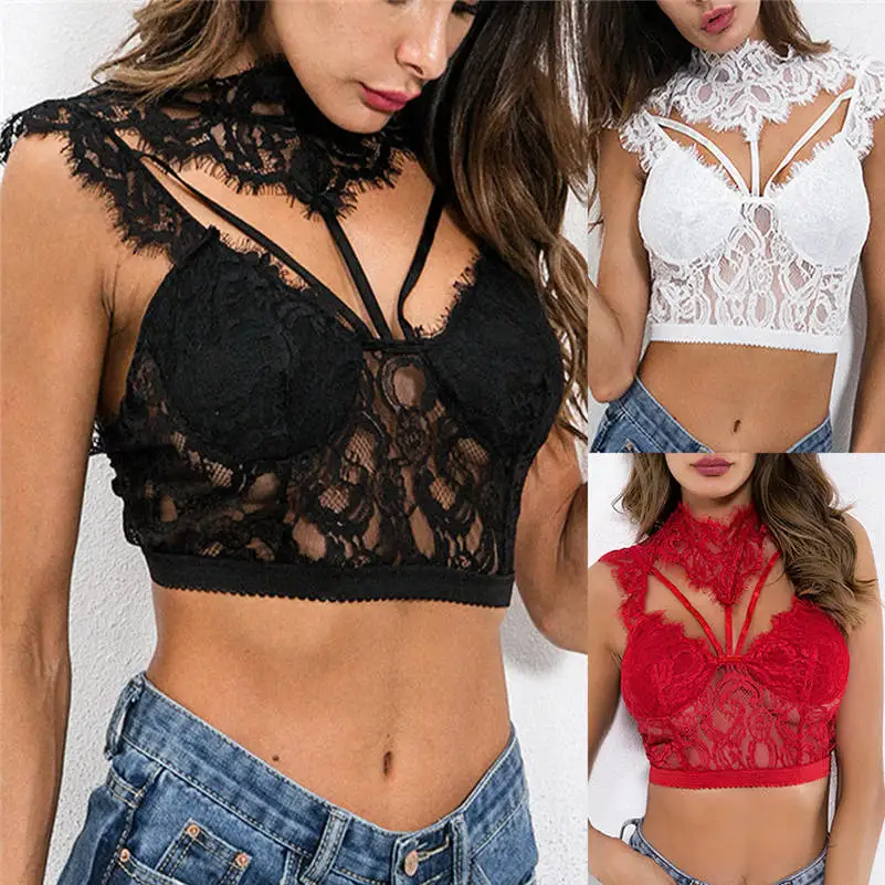 2019 Sexy Bra Hot Women's Casual Fashion Wild Women Lace Sexy Back Hollow Out Sexy Elastic Vest Lace Underwear Bralette 661BR10
2019 Sexy Bra Hot Women's Casual Fashion Wild Women Lace Sexy Back Hollow Out Sexy Elastic Vest Lace Underwear Bralette 661BR10