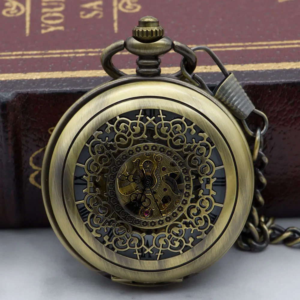 Luxury Brand Hollow Steampunk Skeleton Mechanical Pocket Watch Men Necklace Pocket & Fob Watches with Chain PJX1324
Luxury Brand Hollow Steampunk Skeleton Mechanical Pocket Watch Men Necklace Pocket & Fob Watches with Chain PJX1324