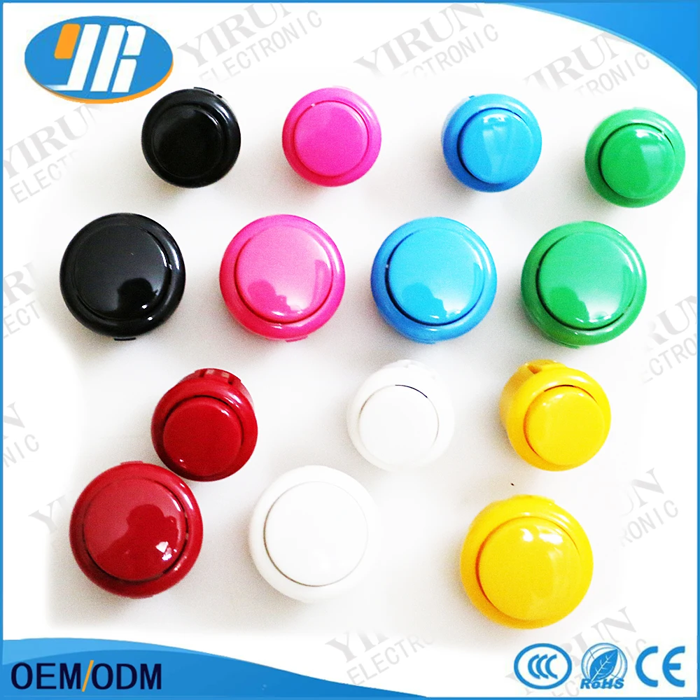 50 pcs BL 24mm 30mm Arcade Button copy Sanwa Push Button with Microswitch for DIY Arcade Cabinet accessories
50 pcs BL 24mm 30mm Arcade Button copy Sanwa Push Button with Microswitch for DIY Arcade Cabinet accessories