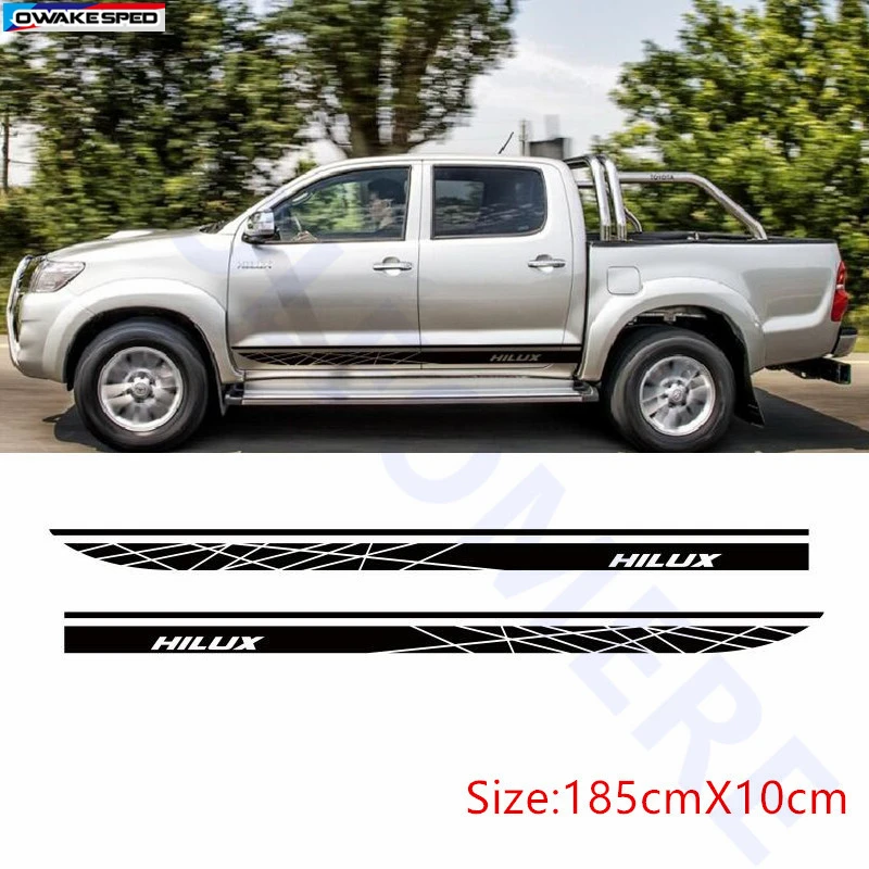 Car Styling Door Side Skirt Stripes Racing Line Graphic Sticker Auto Body Customized Decal For Toyota Hilux Revo SR5 M70 M80
Car Styling Door Side Skirt Stripes Racing Line Graphic Sticker Auto Body Customized Decal For Toyota Hilux Revo SR5 M70 M80