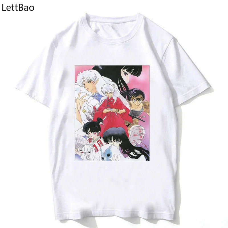 Japanese Anime Unisex cotton Tops Inuyasha T-shirt men Sesshoumaru Short Sleeve vogue T shirt homme 90s streetwear vintage style
Japanese Anime Unisex cotton Tops Inuyasha T-shirt men Sesshoumaru Short Sleeve vogue T shirt homme 90s streetwear vintage style