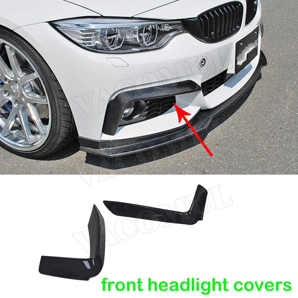 4 Series Carbon Fiber Car Styling Front Headlight Eyebrows Covers Eyelids Trims for BMW F32 F33 F36 2014-2018
4 Series Carbon Fiber Car Styling Front Headlight Eyebrows Covers Eyelids Trims for BMW F32 F33 F36 2014-2018