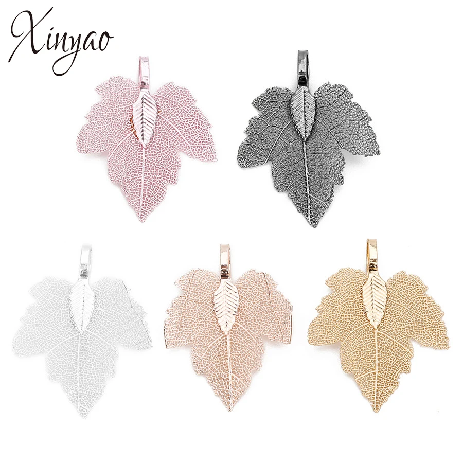 XINYAO 2Pcs/lot 27*35mm Gold Silver Color Filigree Maple Leaf Pendant Charms For Bracelet Necklace Diy Jewelry Making F7872
XINYAO 2Pcs/lot 27*35mm Gold Silver Color Filigree Maple Leaf Pendant Charms For Bracelet Necklace Diy Jewelry Making F7872