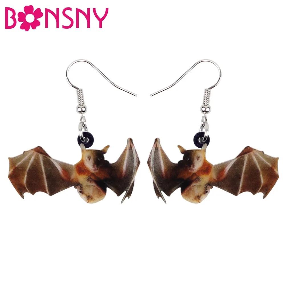 Bonsny Acrylic Halloween Cartoon Bat Earrings Drop Dangle Big Long Cute Animal Jewelry For Women Girls Teens Ornaments Gift 2018
Bonsny Acrylic Halloween Cartoon Bat Earrings Drop Dangle Big Long Cute Animal Jewelry For Women Girls Teens Ornaments Gift 2018