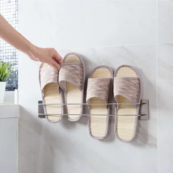 Stainless Steel Slippers Shoe Rack Shoes Storage Organizer Shoes Shelf Stand Holder Door Wall Shoe Storage Shelves Save Space
Stainless Steel Slippers Shoe Rack Shoes Storage Organizer Shoes Shelf Stand Holder Door Wall Shoe Storage Shelves Save Space