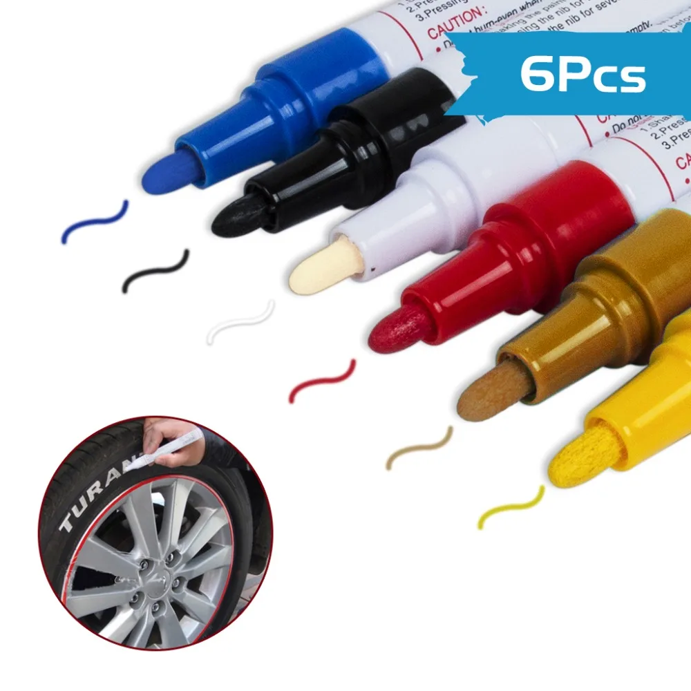 2Pcs Paint Pen Markers for Car Tires Permanent and Waterproof Permanent Ink that Works On Rubber Glass Wood Metal Fabric
2Pcs Paint Pen Markers for Car Tires Permanent and Waterproof Permanent Ink that Works On Rubber Glass Wood Metal Fabric