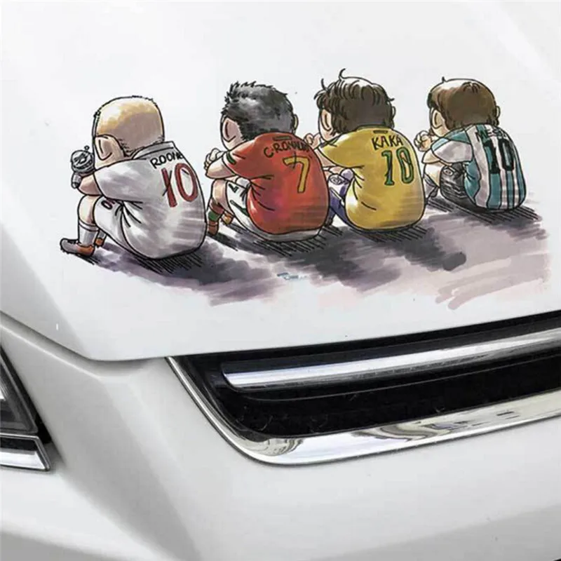 1pc Cartoon Style Ronaldo Rooney Messi Car Sticker Decal Styling Football Player Star Interesting Gift
1pc Cartoon Style Ronaldo Rooney Messi Car Sticker Decal Styling Football Player Star Interesting Gift