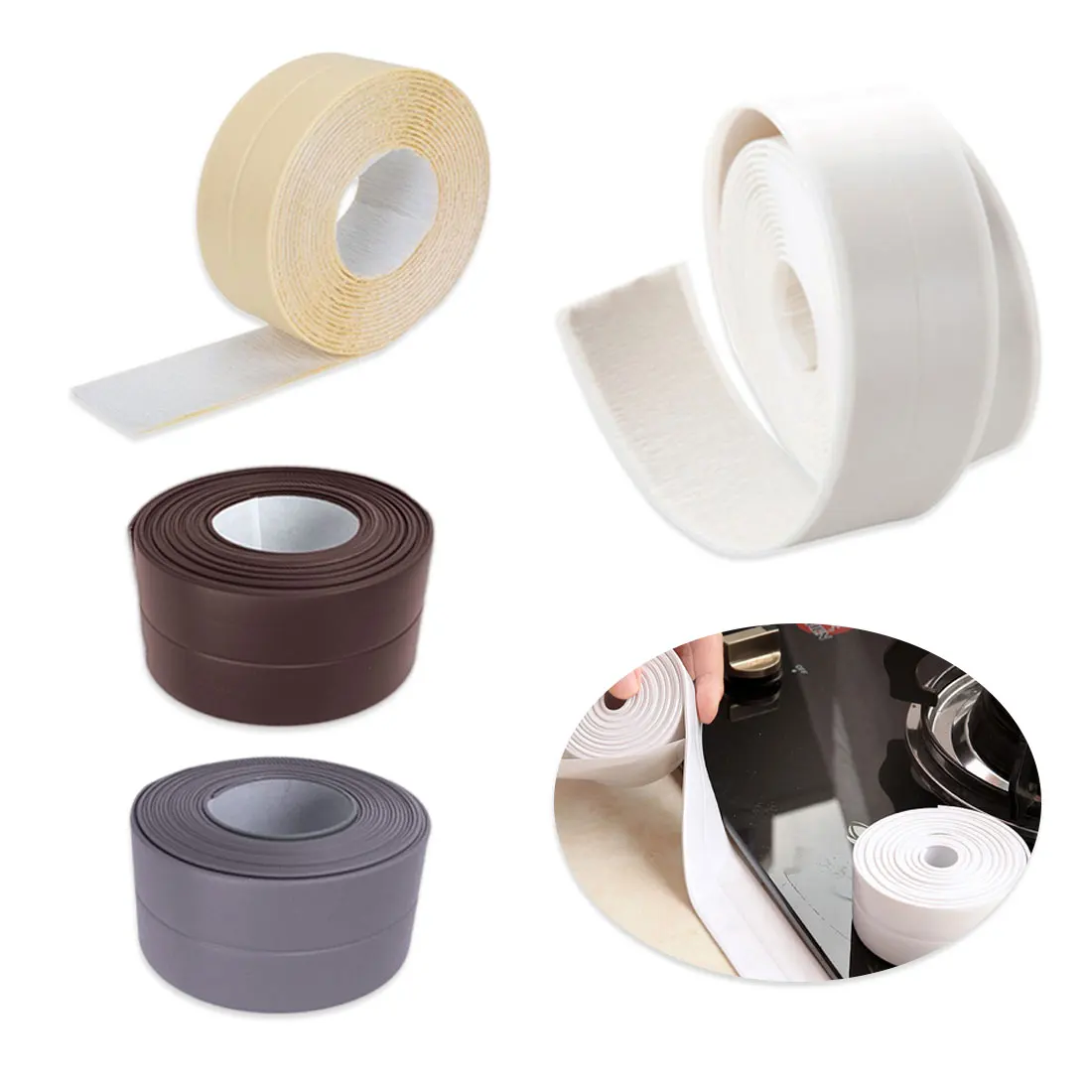 Self Adhesive Bath Wall Sealing Strip Sink Basin Edge Trim 22mmx3.2m Window Sealing Strip Accessories
Self Adhesive Bath Wall Sealing Strip Sink Basin Edge Trim 22mmx3.2m Window Sealing Strip Accessories