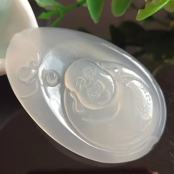 Natural agate Maitreya Buddha Buddha Pendant pendant ice chalcedony jade pendant jade pendant female sweater chain
Natural agate Maitreya Buddha Buddha Pendant pendant ice chalcedony jade pendant jade pendant female sweater chain
