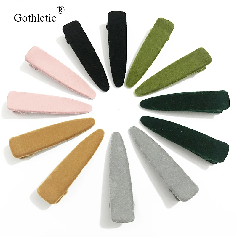 6 Colors 15x65mm Velvet BB Hair Clips Pins Simple Fashion Hairpins Women Luxury Sweet Hairgrips Accessories 2019 NEW Wholesale
6 Colors 15x65mm Velvet BB Hair Clips Pins Simple Fashion Hairpins Women Luxury Sweet Hairgrips Accessories 2019 NEW Wholesale
