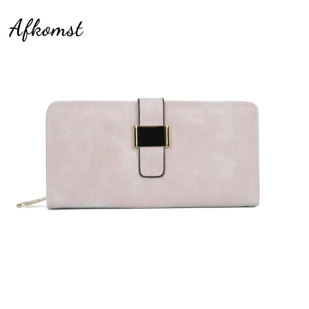 AFKOMST Fashion Women Wallet Purse Casual Lunxury Designer Soft Color Coin Pocket Card Holder Cluth Monry Bag for Ladies VKP1515
AFKOMST Fashion Women Wallet Purse Casual Lunxury Designer Soft Color Coin Pocket Card Holder Cluth Monry Bag for Ladies VKP1515