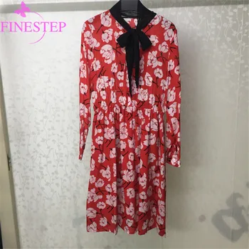 100% Silk Printed Flower Dress Women Knee-Length 2019 High Quality Fashion Dress A-Line Dress women
100% Silk Printed Flower Dress Women Knee-Length 2019 High Quality Fashion Dress A-Line Dress women