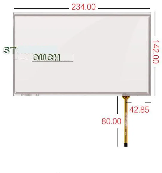 10.1 inch resistive touch screen 16:9 four line LCD touch screen display touch screen handwriting Kit 234*142
10.1 inch resistive touch screen 16:9 four line LCD touch screen display touch screen handwriting Kit 234*142