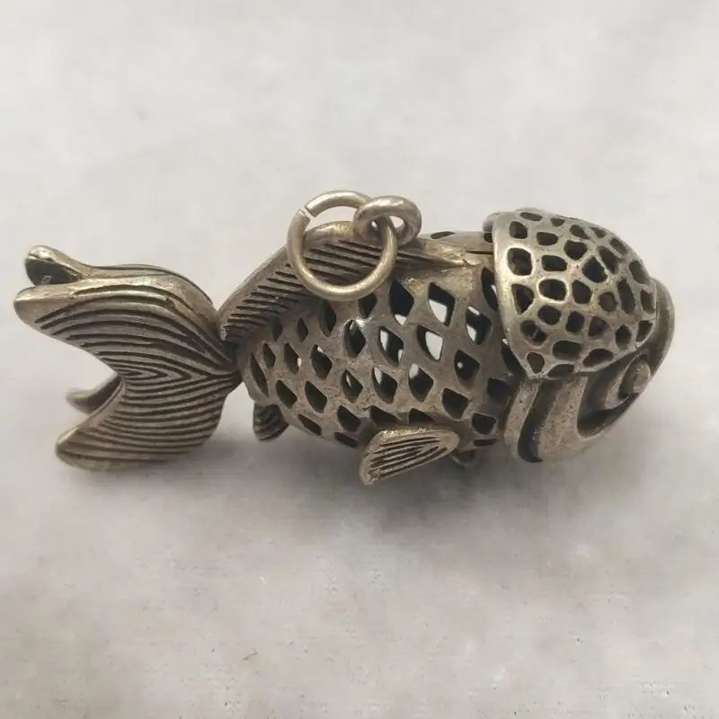 Art collection Metal Small statue crafts, Tibet silver handmade sculpture fish ,Decorative fish
Art collection Metal Small statue crafts, Tibet silver handmade sculpture fish ,Decorative fish