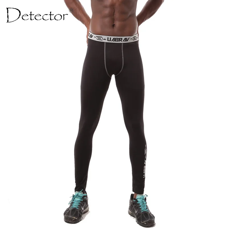 

Fitness Running Tights Men Cropped Trousers Jogging Sport Leggings Milk Fiber Compression Breathability Capri Pants