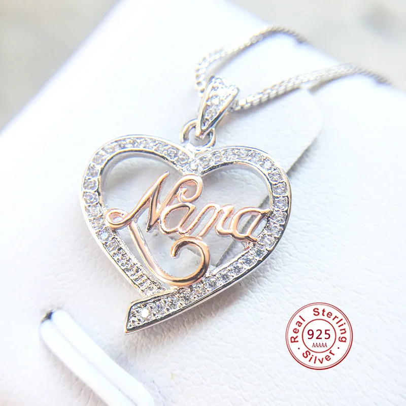 Sure 925 sterling silver Love Heart Pendant with box Charm AAA Zircon Genuine Necklace for Women mother's gift
Sure 925 sterling silver Love Heart Pendant with box Charm AAA Zircon Genuine Necklace for Women mother's gift