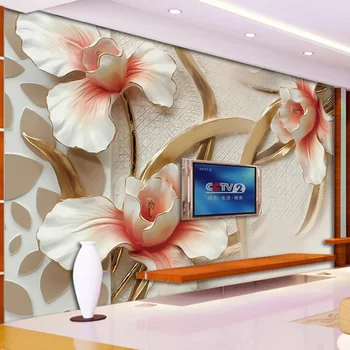 Custom Wall Cloth 3D Stereo Embossed Lily Flowers Photo Mural Wallpaper Living Room TV Sofa Background Wall Covering Home Decor
Custom Wall Cloth 3D Stereo Embossed Lily Flowers Photo Mural Wallpaper Living Room TV Sofa Background Wall Covering Home Decor