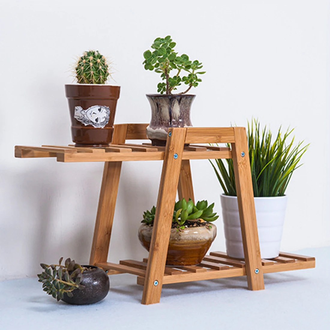 New Countryside Style Unique Storage Shelf Succulent Flower Plant Pot Holder for Balcony Garden Decoration
New Countryside Style Unique Storage Shelf Succulent Flower Plant Pot Holder for Balcony Garden Decoration
