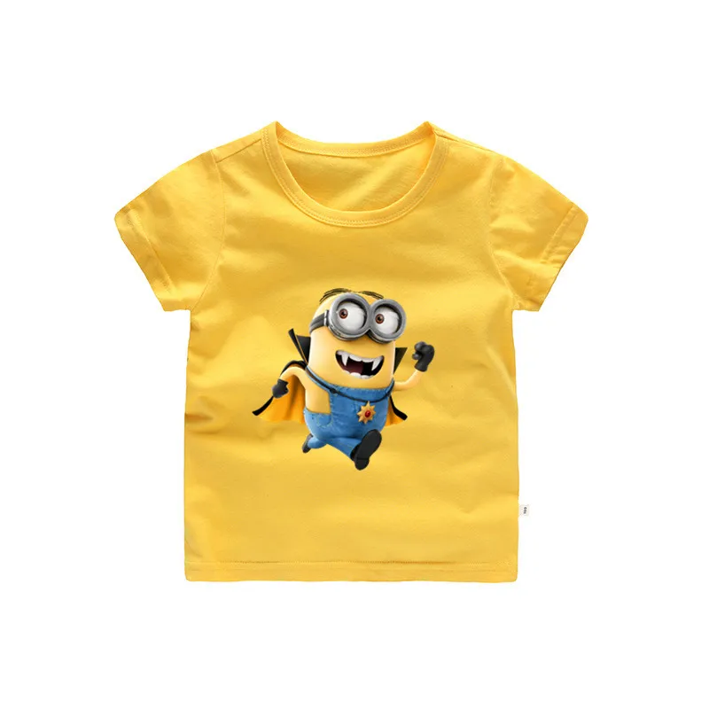 Children minions T shirt Baby Girls Cartoon Summer Tops Kids Great Casual Clothes 2-12 Years
Children minions T shirt Baby Girls Cartoon Summer Tops Kids Great Casual Clothes 2-12 Years
