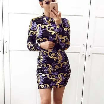 2018 spring Dress Long Sleeve Women Vintage Sexy High Neck hollow Out Short Prom Cocktail Celebrity Party Dresses Vestidos
2018 spring Dress Long Sleeve Women Vintage Sexy High Neck hollow Out Short Prom Cocktail Celebrity Party Dresses Vestidos