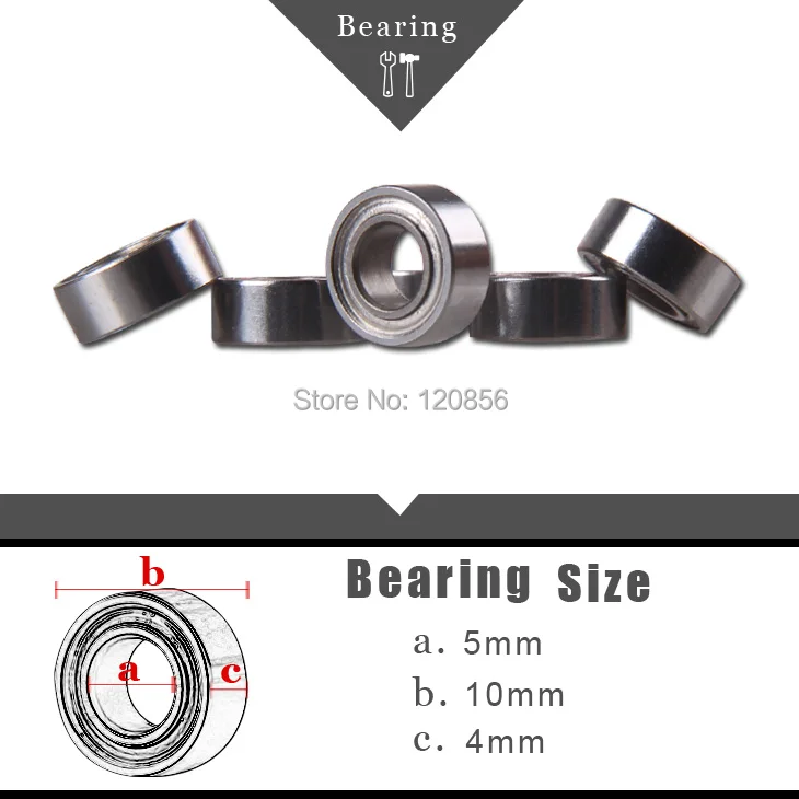 2016 brand new Good wholesale 10PCS 5x10x4mm Remote control toy parts Bearings for RC helicopter boat car drone aricraft toys
2016 brand new Good wholesale 10PCS 5x10x4mm Remote control toy parts Bearings for RC helicopter boat car drone aricraft toys