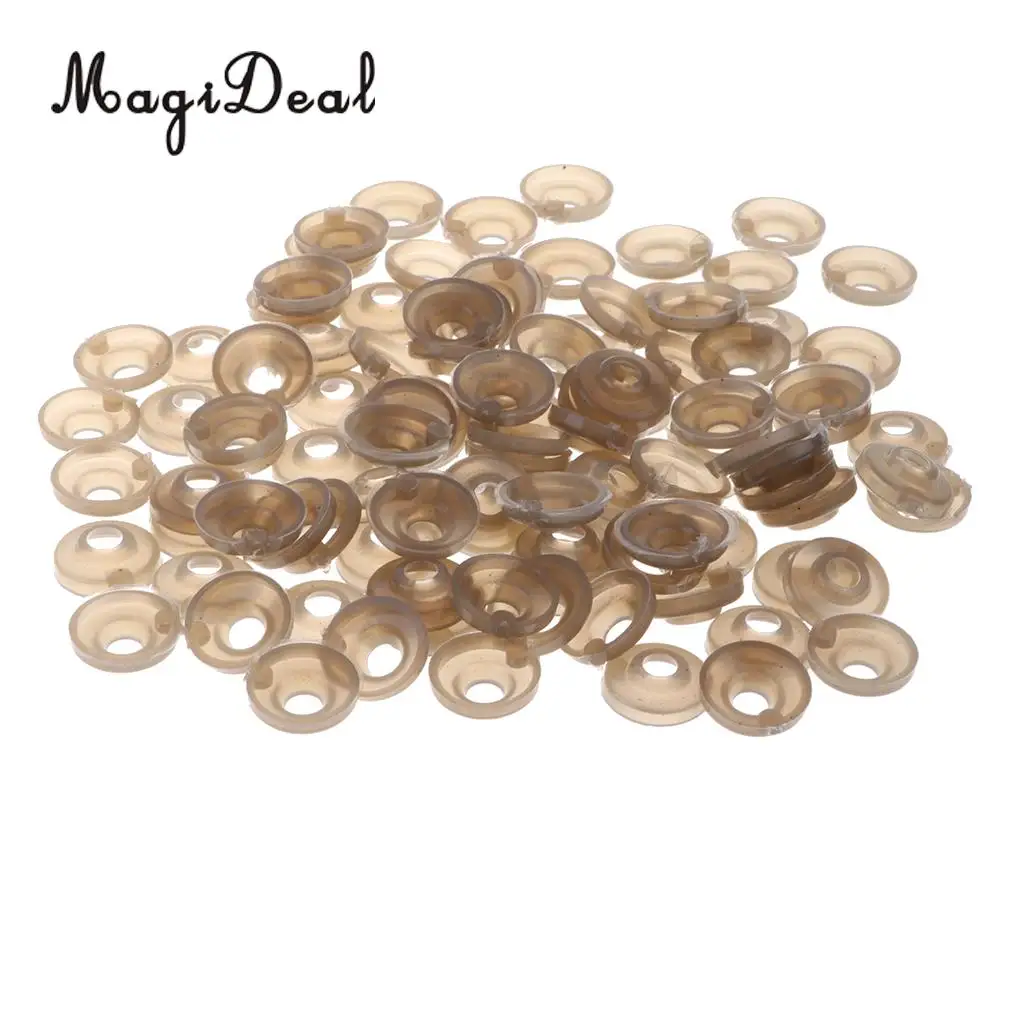 100 Piece Multi-Color Glass Eyes W/ Washers Kits For Doll DIY Making 8mm/10mm/12mm