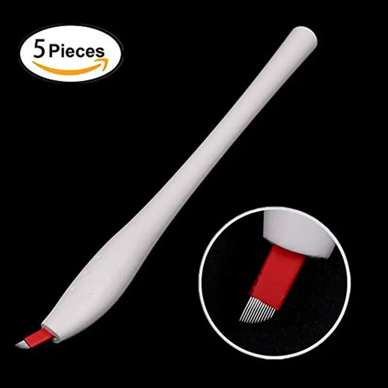 Microblading Pen - Yuelong 5PCS Sterilized Disposable Eyebrow Pen with 12F Microblading Needles Manual Eyebrow Tattoo Pen Micro
Microblading Pen - Yuelong 5PCS Sterilized Disposable Eyebrow Pen with 12F Microblading Needles Manual Eyebrow Tattoo Pen Micro