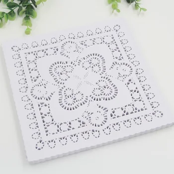 Create and Craft 25.4cm=10 Inch White Square Paper Lace Doilies/Placemat/Wedding Decoration-100pcs/lot
Create and Craft 25.4cm=10 Inch White Square Paper Lace Doilies/Placemat/Wedding Decoration-100pcs/lot