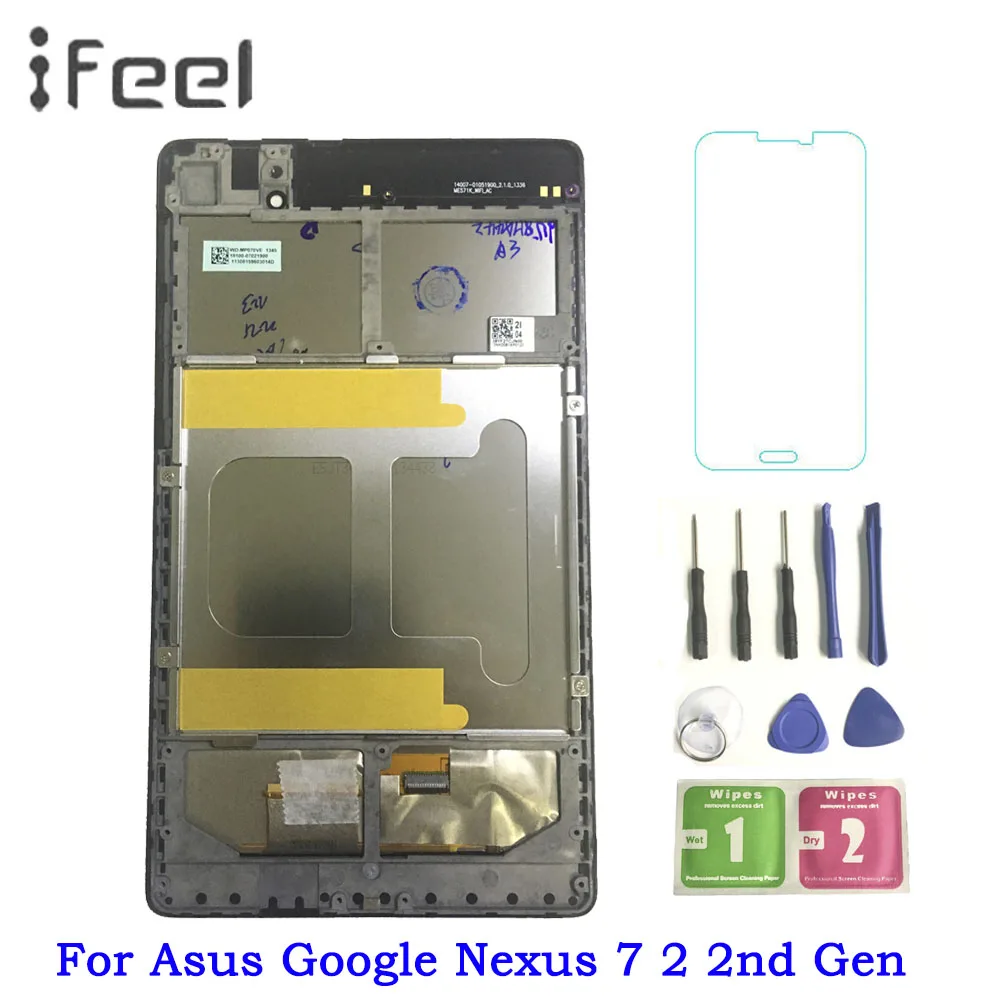 7.0" LCD for Asus Google Nexus 7 2 2nd Gen 2013 Display Touch Screen with frame Wifi or 3G Version Free Shipping
7.0" LCD for Asus Google Nexus 7 2 2nd Gen 2013 Display Touch Screen with frame Wifi or 3G Version Free Shipping