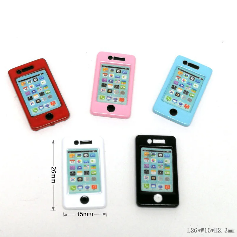 1PCS Cute Simulation Mini Phone Model 1:12 Dollhouse Miniature Toy Resin Fashion Crafts Living Room Decoration Diy Accessories
1PCS Cute Simulation Mini Phone Model 1:12 Dollhouse Miniature Toy Resin Fashion Crafts Living Room Decoration Diy Accessories