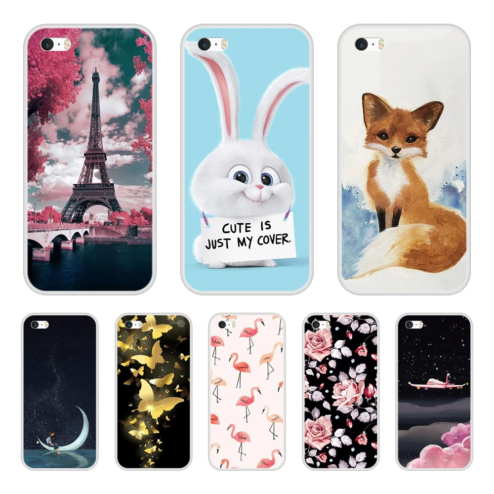 Case for Apple iPhone 5 5S SE Soft Silicone TPU Pattern Printing Cover Coque for iPhone 5 S SE Phone Cases Funda
Case for Apple iPhone 5 5S SE Soft Silicone TPU Pattern Printing Cover Coque for iPhone 5 S SE Phone Cases Funda