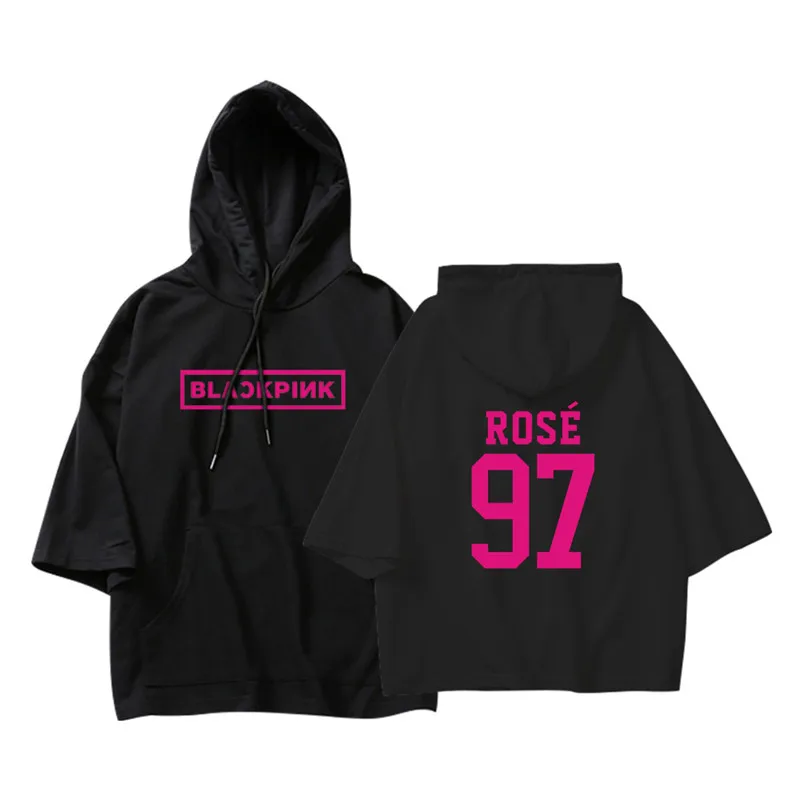 KPOP Korean Fashion Blackpink JISOO LISA ROSE JENNIE Cotton Thin Three Quarter Hoodies Pullovers Hoode Sweatshirts PT609
KPOP Korean Fashion Blackpink JISOO LISA ROSE JENNIE Cotton Thin Three Quarter Hoodies Pullovers Hoode Sweatshirts PT609