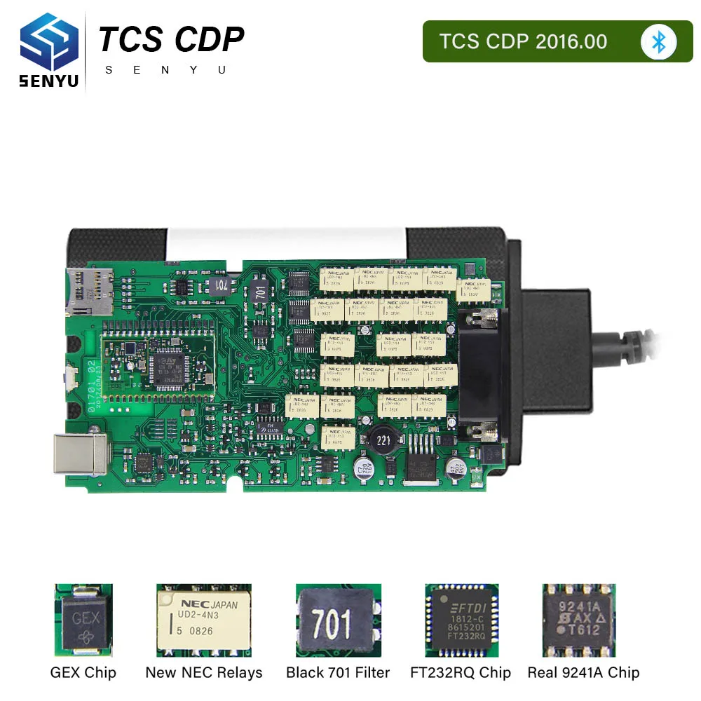 Single Board PCB OBD2 Scanner Bluetooth NEC Relays 2016.00 cdp tcs WOW Multidiag Pro+ Cars/Trucks Easydiag Diagnostic Auto tool
Single Board PCB OBD2 Scanner Bluetooth NEC Relays 2016.00 cdp tcs WOW Multidiag Pro+ Cars/Trucks Easydiag Diagnostic Auto tool