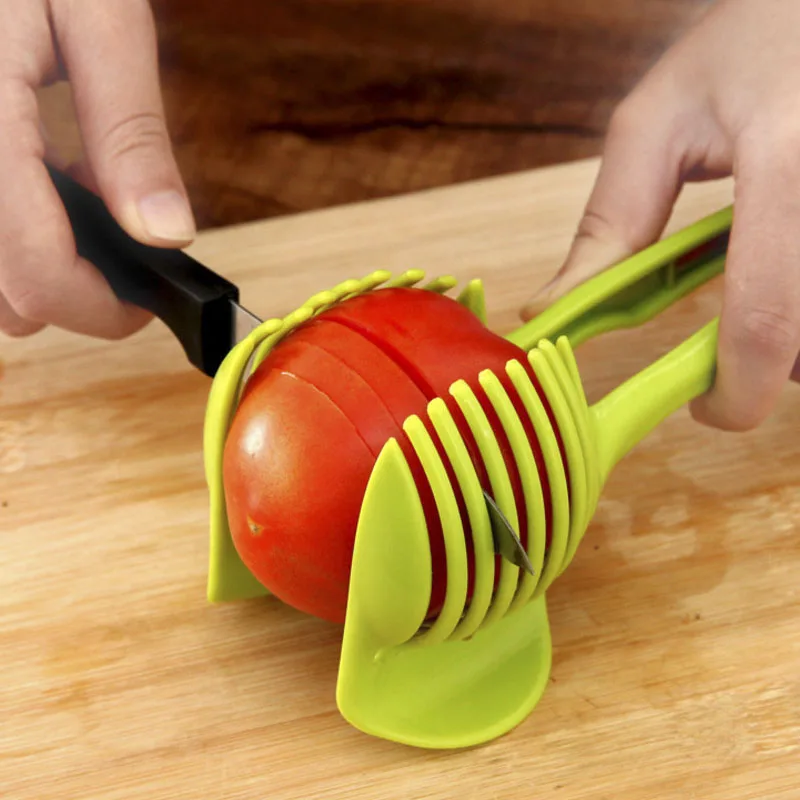 Plastic Potato Cutter Tool Onion Tomato Slicer Holder Fruit Vegetable Tools Lemon Cutting Holder Cooking Kitchen Accessories
Plastic Potato Cutter Tool Onion Tomato Slicer Holder Fruit Vegetable Tools Lemon Cutting Holder Cooking Kitchen Accessories