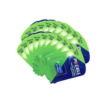 24Pcs 1Pcs/Card PKCELL CR123A CR17345 1500mAh 3V Li-MnO2 Primary CR 123a cr123 Dry Battery For Camera Medical Equipment Lamp
24Pcs 1Pcs/Card PKCELL CR123A CR17345 1500mAh 3V Li-MnO2 Primary CR 123a cr123 Dry Battery For Camera Medical Equipment Lamp