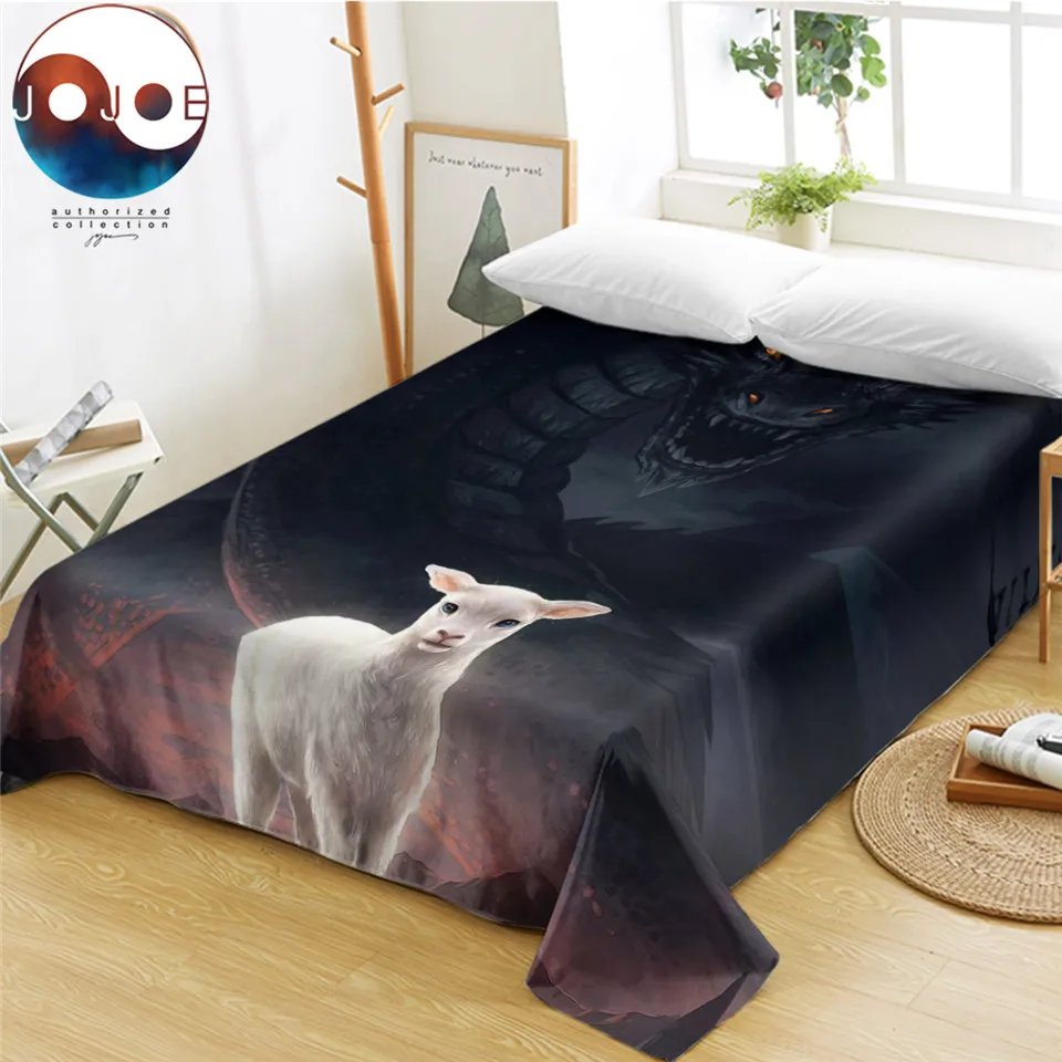 The Lamb and the Dragon by JoJoesArt Bed Sheets 3D Printed Flat Sheet White Black Bedspreads Evil Animal Bed Linen 1 pc sabanas
The Lamb and the Dragon by JoJoesArt Bed Sheets 3D Printed Flat Sheet White Black Bedspreads Evil Animal Bed Linen 1 pc sabanas