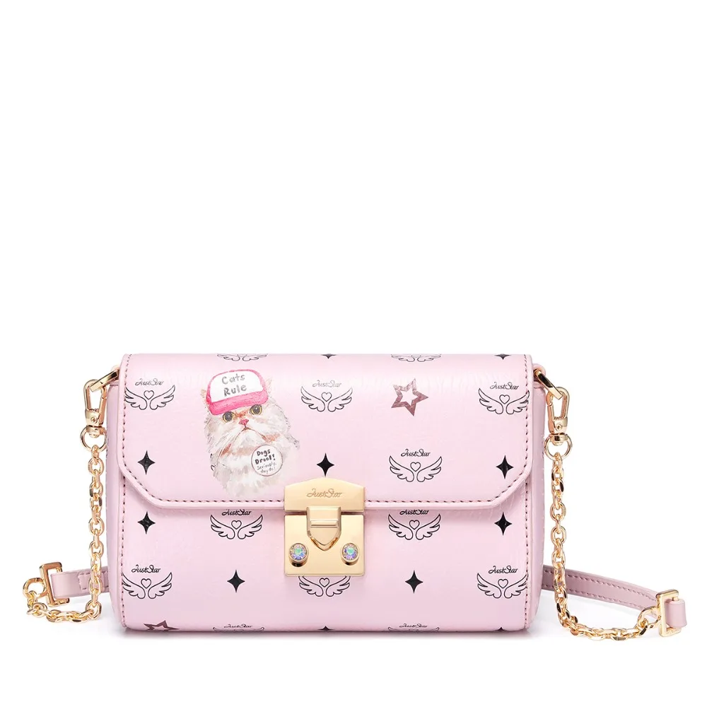 Women's PU Leather Messenger Bags Ladies Fashion Chains Shoulder Purse Female Leisure Lock Printing Crossbody Bags
Women's PU Leather Messenger Bags Ladies Fashion Chains Shoulder Purse Female Leisure Lock Printing Crossbody Bags