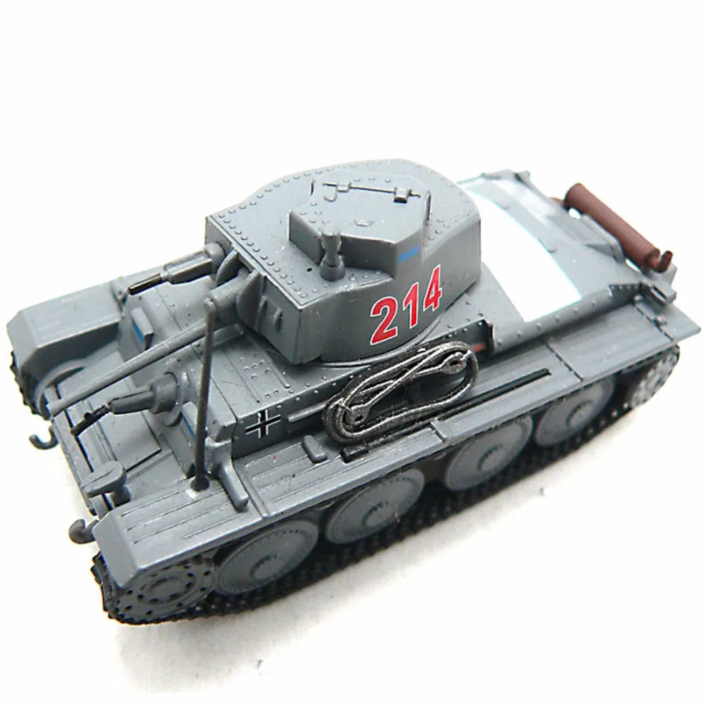 Die cast 1/72 Scale Military Land Warfare Diecast Tank Models with Rotatable Turret PzKpfw 38(t) Ausf.F-1941 Army Tank Toys
Die cast 1/72 Scale Military Land Warfare Diecast Tank Models with Rotatable Turret PzKpfw 38(t) Ausf.F-1941 Army Tank Toys