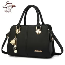2019 Vintage negro de Color sólido borla Mujer bolso Casual mujer mensajero bolso de fiesta de las señoras bolso de gran capacidad de negocios(China)