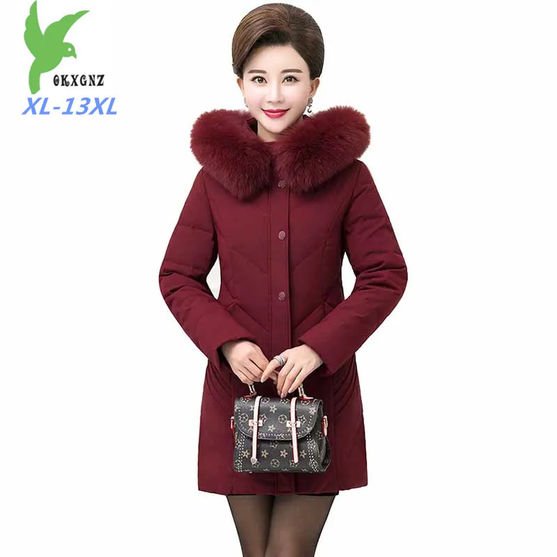 Plus size XL-13XL Winter Parkas Women Down cotton Coat Thick Warm Hooded Jackets Middle aged Female High quality Basic Coats G28
Plus size XL-13XL Winter Parkas Women Down cotton Coat Thick Warm Hooded Jackets Middle aged Female High quality Basic Coats G28