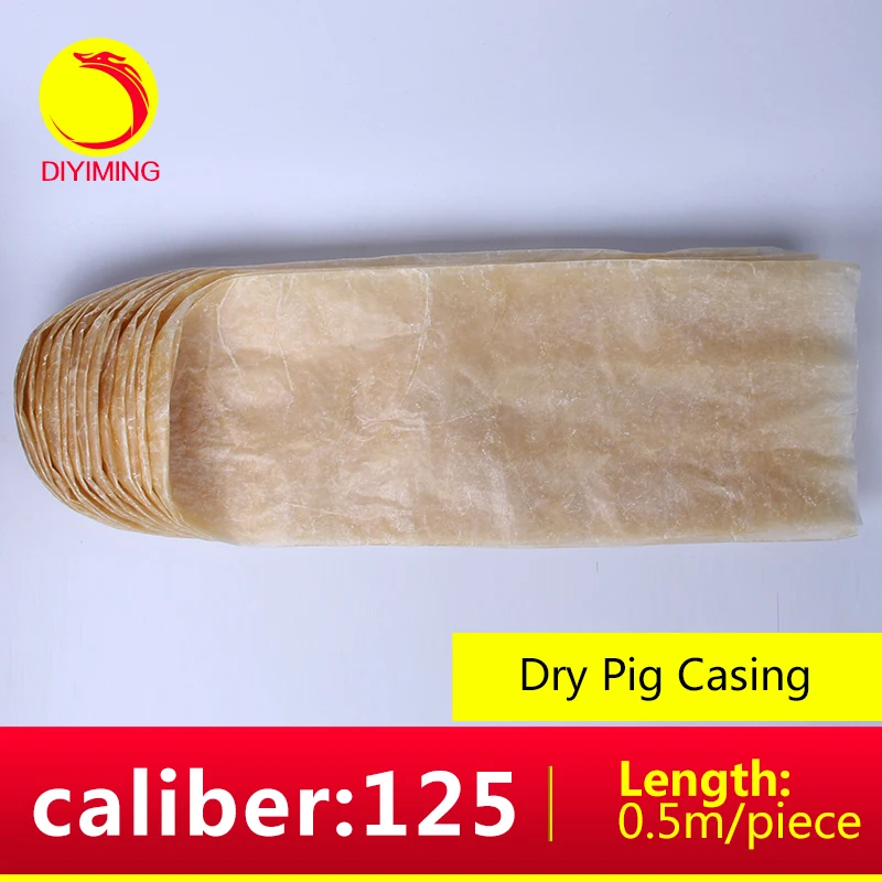 DIYIMING 10pieces big ham sausage packing casing diameter 125mm length 500mm per piece ham sausage dry casing sausage shell
DIYIMING 10pieces big ham sausage packing casing diameter 125mm length 500mm per piece ham sausage dry casing sausage shell