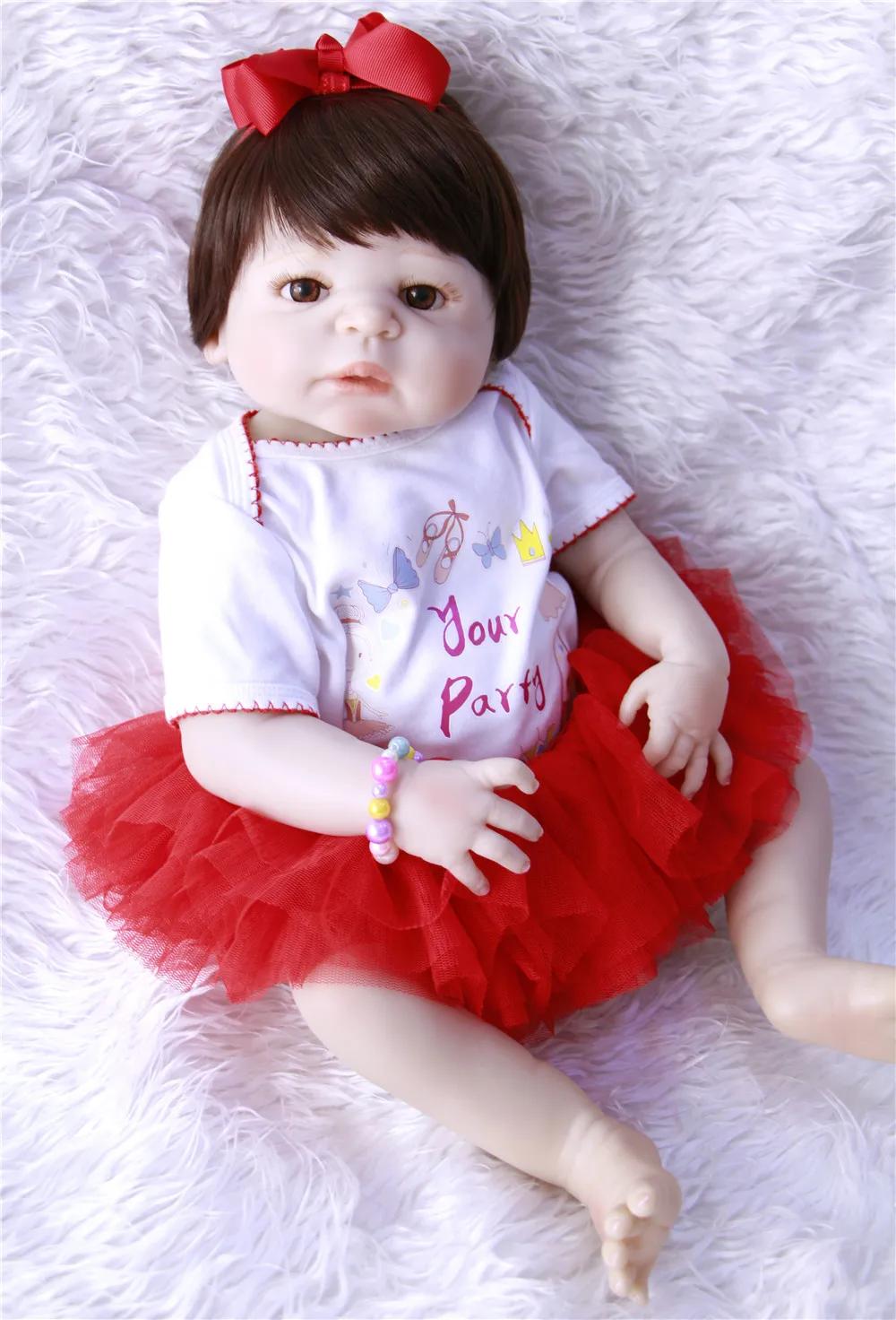 57cm full Body Silicone Reborn Baby Doll Toy For Girls Newborn baby alive Dolls Kids Child Gift bebe Brinquedos bonecas
57cm full Body Silicone Reborn Baby Doll Toy For Girls Newborn baby alive Dolls Kids Child Gift bebe Brinquedos bonecas