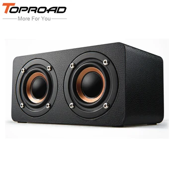 TOPROAD Portable HiFi Wireless Bluetooth Speaker Wooden Bass Altavoz TF FM Radio caixa de som Soundbar with MIC for Phone PC
TOPROAD Portable HiFi Wireless Bluetooth Speaker Wooden Bass Altavoz TF FM Radio caixa de som Soundbar with MIC for Phone PC