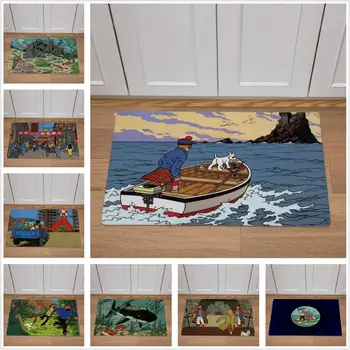 Anime Adventures Of Tintin Print Carpet 46*76 PVC Leather Door Mat Kitchen Bathroom Non-slip Floormat Cartoon Home Decor Carpets
Anime Adventures Of Tintin Print Carpet 46*76 PVC Leather Door Mat Kitchen Bathroom Non-slip Floormat Cartoon Home Decor Carpets
