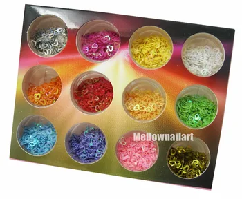 12 Colors Hollow Nail Art 3D Sequins Glitter Decorations Heart Shape Studs DIY Nail Decoration Body Art
12 Colors Hollow Nail Art 3D Sequins Glitter Decorations Heart Shape Studs DIY Nail Decoration Body Art