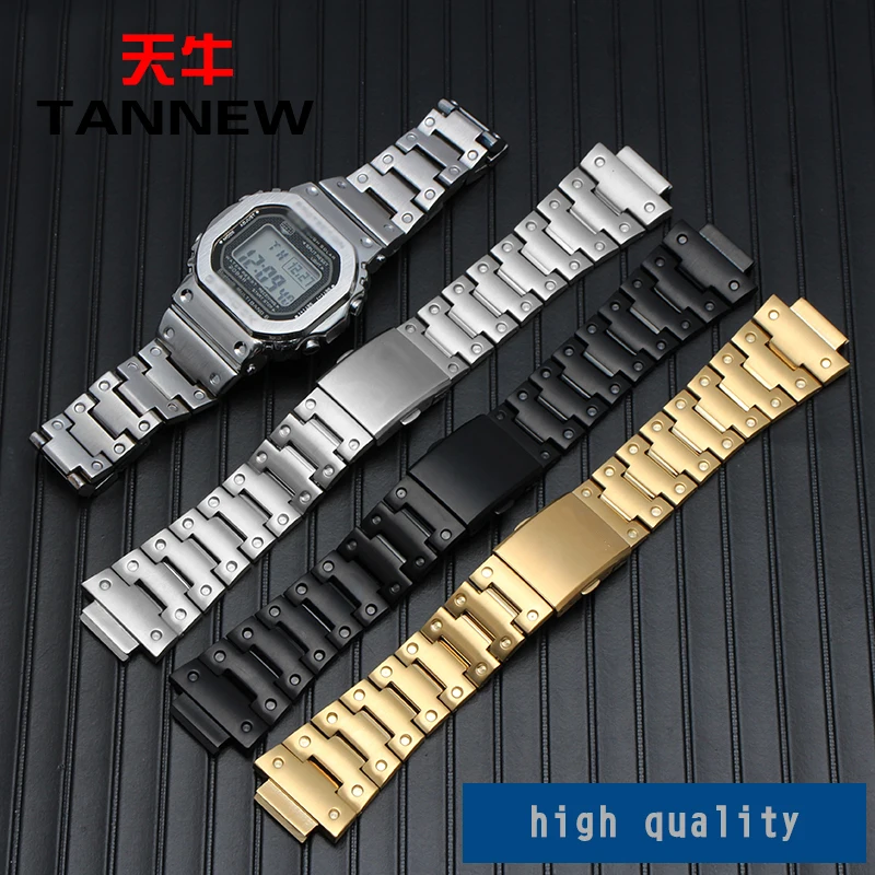 Stainless steel strap for G-SHOCK DW-5600 5035 GW-M5610 GW-5000 steel watchbands
Stainless steel strap for G-SHOCK DW-5600 5035 GW-M5610 GW-5000 steel watchbands